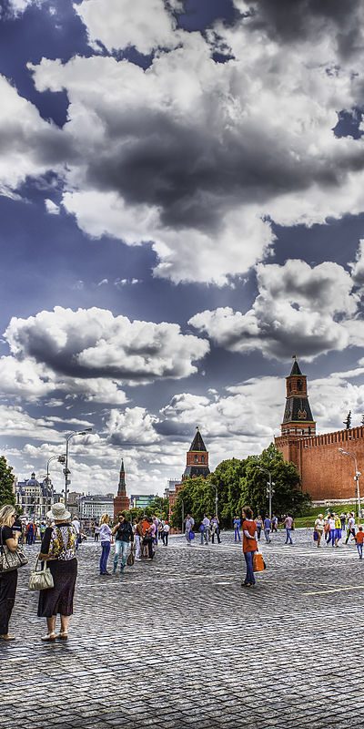 Red square Moscow cityscape