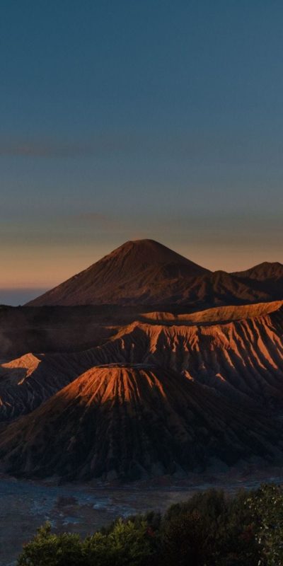 Sunrise, Mount Bromo, volcano, mountains, nature, 720x1280 wallpaper